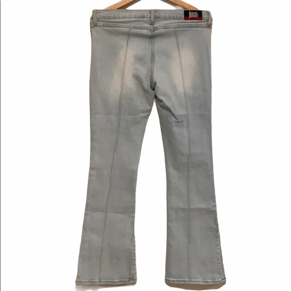 Just Jeans USA Vintage Bell Bottom Hippie Seam - Picture 2 of 7